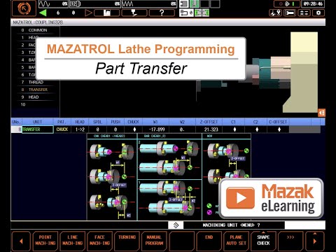 MAZATROL Programming Briefs: Part Transfer