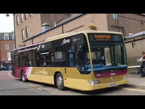 A690 THRASH: Route X20 | BJ10VUO/5329 - Go North East: Mercedes-Benz Citaro 0530N
