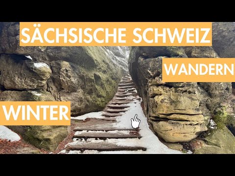 Sächsische Schweiz: Wintertour durch Schluchten & Felsen | Gohrischstein, Papstein und Pfaffenstein