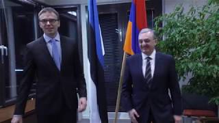 The meeting between the Foreign Ministers of Armenia and Estonia