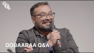 Dobaaraa director Anurag Kashyap and stars Taapsee Pannu and Pavail Gulati | BFI Q&A video