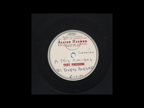 El Dueto Alegre - A Mis Amigos - Ideal 494-B