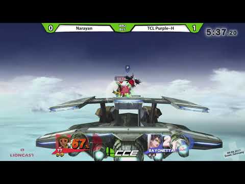 CCE Invitational - Narayan (Mii Brawler) vs TCL Purple~H (Bayo, Cloud) - Smash 4
