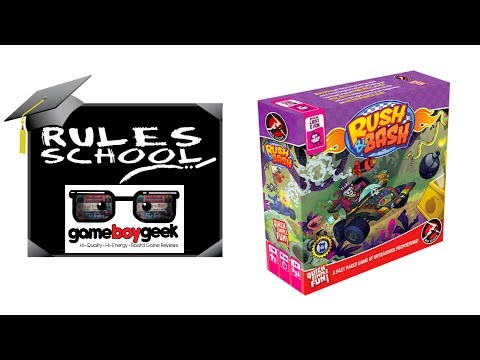 Learn How To Setup & Play Rush & Bash (Rules School) with the Game Boy Geek
