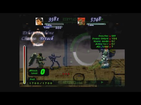 Xenogears (1998) - Nortune Airspace boss battles