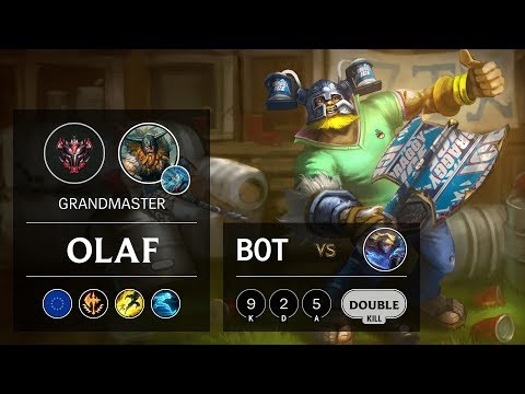 Olaf Bot vs Ezreal - EUW Grandmaster Patch 9.9