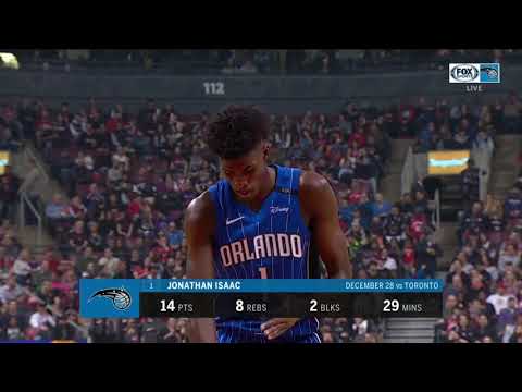 Jonathan Isaac vs TOR 16 PTS                          2.24.19
