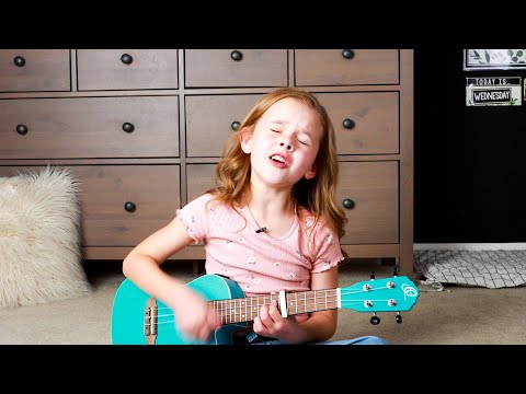 The Bare Necessities (Disney's Jungle Book) - 7-Year-Old Claire Crosby with Her Ukulele