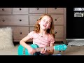 The Bare Necessities Disney S Jungle Book 7 Year Old Claire Crosby With Her Ukulele