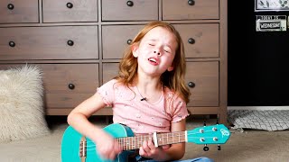 The Bare Necessities (Disney&#39;s Jungle Book) - 7-Year-Old Claire Crosby with Her Ukulele