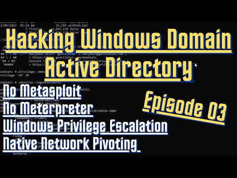Hacking Windows Domain Active Directory Series - Episode 03
