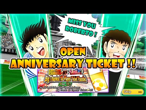 Wow, Panen SSR!! 😍 Gacha Step Up Ticket 4th Anniversary yang Penuh Dengan... | Captain Tsubasa