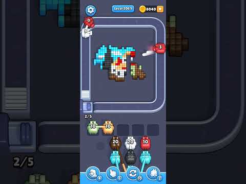 Pixel Flow Level 2069 Walkthrough