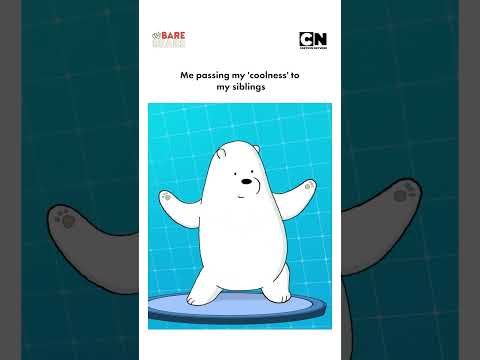 We Bare Bears 🐻‍❄️| Being Cool🤩| #shorts | Cartoon for Kids 🥳| @cnindia