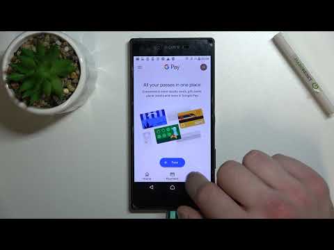 Change Card Type in Google Pay App - SONY Xperia Z5 Premium and Google Pay Settings