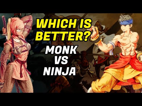Final Fantasy Tactics Dual Wield Monk vs Brawler Ninja