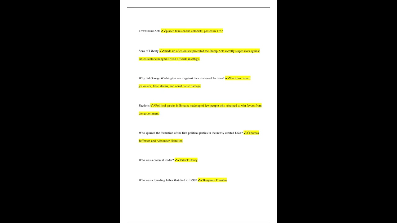 Praxis 5004; Social Studies Questions and Answers Graded A+