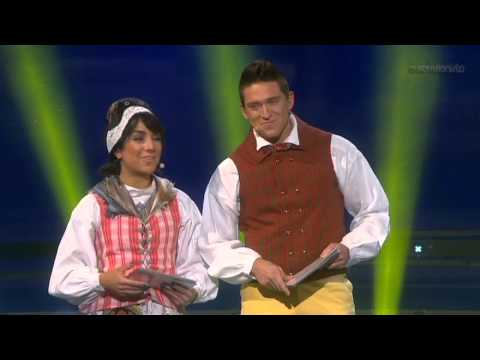 Eurovisionöppning med Petra Mede, Danny och Gina (Melodifestivalen 2013)
