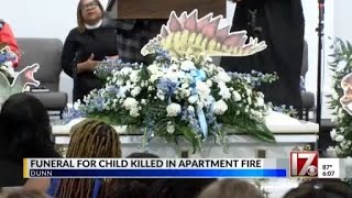 Funeral held for Cashmere Parker, the 7-year-old killed in Dunn apartment fire