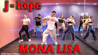 Download lagu [KPOP] j-hope - MONA LISA | Golfy Dance Fitness / Dance Workout | คลาสเต้นออกกำลังกาย mp3