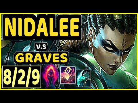 DON ARTS (NIDALEE) vs GRAVES - 8/2/9 KDA JUNGLE GAMEPLAY - EUW Ranked GRANDMASTER
