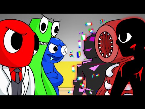 RAINBOW FRIENDs vs. DOORS?!  (Cartoon Animation)
