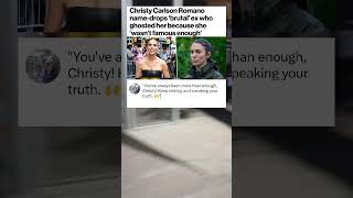 Christy Carlson Romano name-drops 'brutal' ex who ghosted her because she#entertainment