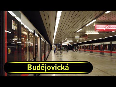 Metro Station Budějovická - Prague 🇨🇿 - Walkthrough 🚶