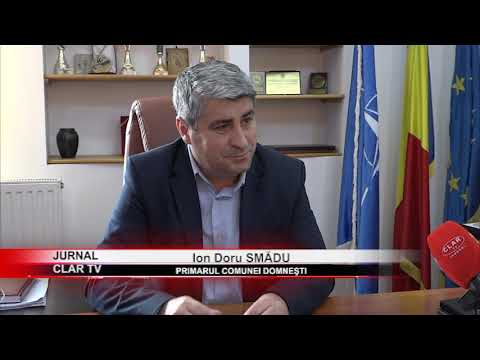 Buldoexcavator, la Primăria Domneşti ( 18 03 2021 )