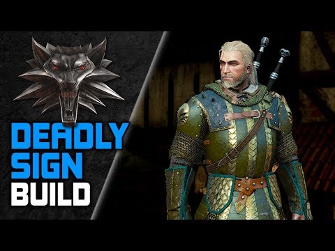Witcher 3 Deadly 💀 SIGN BUILD for NG+ 🔥 (Skills, Gear, Potions)