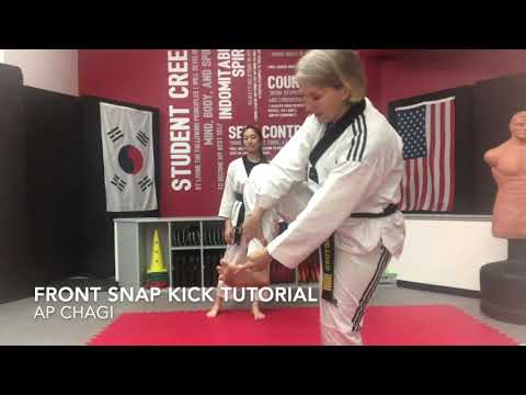 Front Snap Kick Tutorial