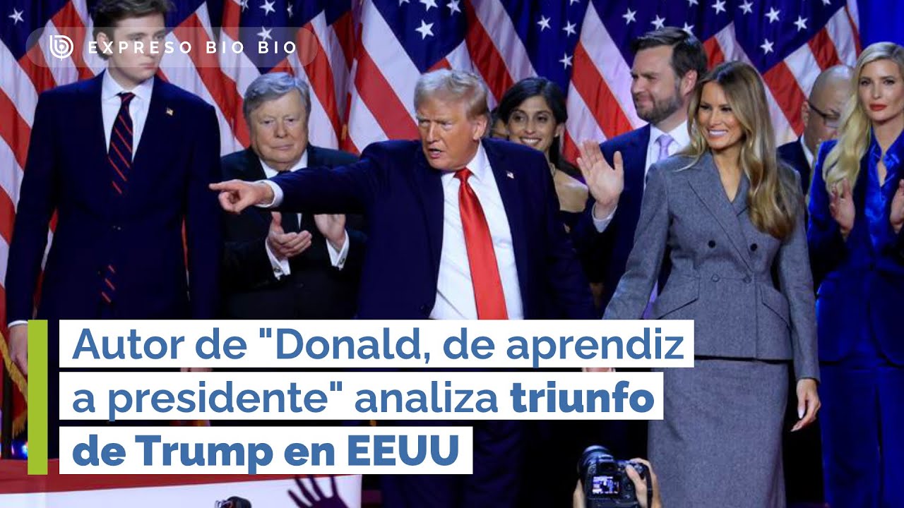 Autor de "Donald, de aprendiz a presidente" analiza triunfo de Trump