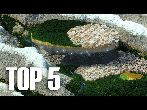My Top 5 BIGGEST Builds In Minecraft