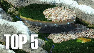 My Top 5 BIGGEST Builds In Minecraft