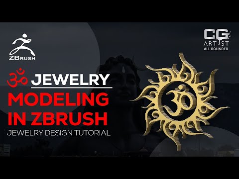 Jewelry Modeling in ZBrush| om | zbrush for jewelry design tutorials