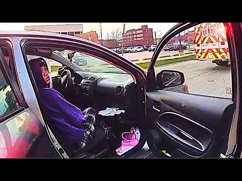 Entitled Teen Refuses to Leave Her Car After Totaling It