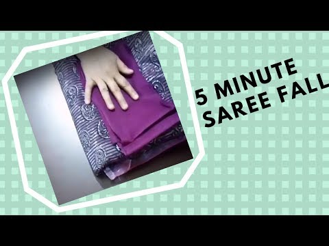 Saree fall in 5 mins Video