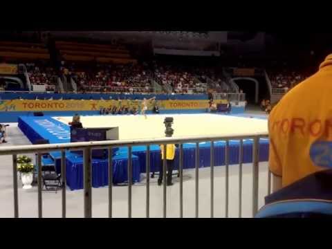 Jul 19, 2015 PanAm 2015 Rhythmic Gymnastics - Silver Medal - Hoop - USA - Jasmine Kerber