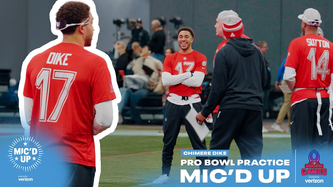 Chimere Dike Mic’d Up at Pro Bowl Practice | Tennessee Titans