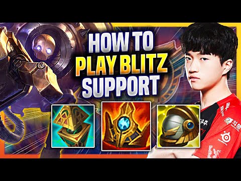 LEARN HOW TO PLAY BLITZCRANK SUPPORT LIKE A PRO! | T1 Keria Plays Blitzcrank Support vs Thresh!  Sea