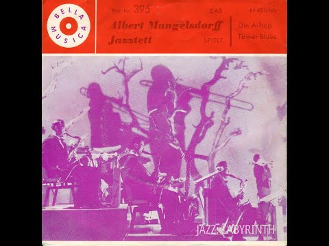 Albert Mangelsdorff Jazztett - Plays - Ger Bella Musica Nr 395 7inch FULL