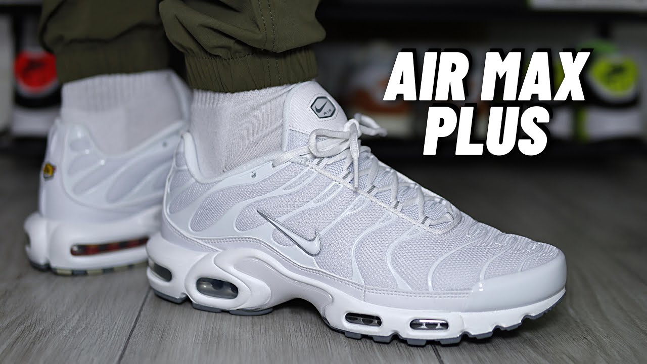 BEST ALL WHITE AIR MAX Nike Air Max Plus White On Feet Review