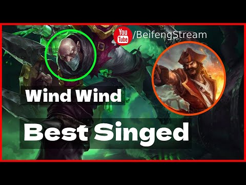 🛑 Wind Wind Singed vs Gangplank Diamond (2000 LP Singed OTP) - Wind Wind (小风风c) Stream 28.5.2022