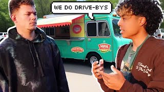 Being a Menace at “Christian” Taco Truck… | vlog