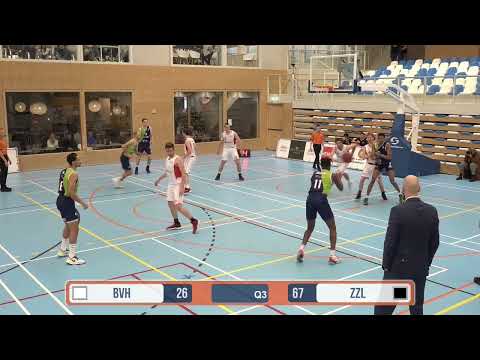 Samenvatting BV Hoofddorp - Zorg en Zekerheid Leiden, Basketball Cup, 11 dec. 2021 (1/8 finale)