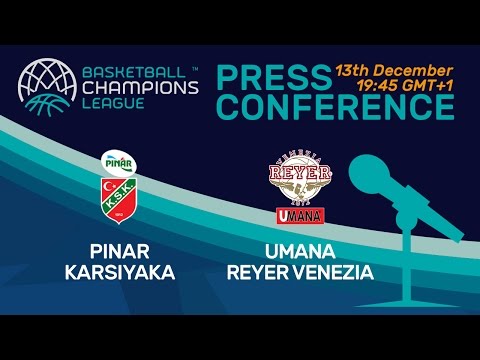 Pinar Karsiyaka v Umana Reyer Venezia - Press Conference - Basketball Champions League