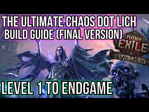 The BEST Essence Drain / Contagion Lich Build Guide (Final Version) Path of Exile 2 Dawn of the Hunt