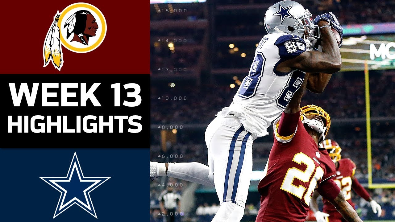 Redskins vs. Cowboys | NFL Week 13 Game Highlights