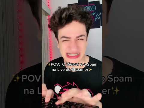 O Viewer e o Spam na Live do Streamer #shorts