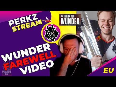 Perkz Reacts to G2 Wunder Farewell Video [EMOTIONAL]